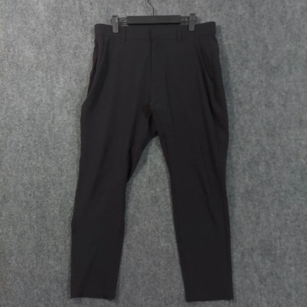 Fabletlics Pants Mens‎ 32x29 Black Golf Tapered Stretch Commuter Slacks Athletic